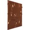 Ekena Millwork 19 5/8in. W x 19 5/8in. H Felix EnduraWall Decorative 3D Wall Panel Covers 2.67 Sq. Ft. WP20X20FEBCO - alternate 3